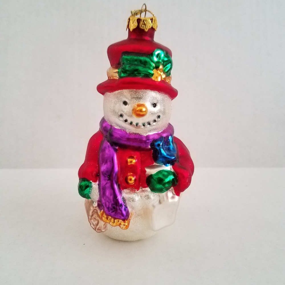 Vintage Snowman Ornament